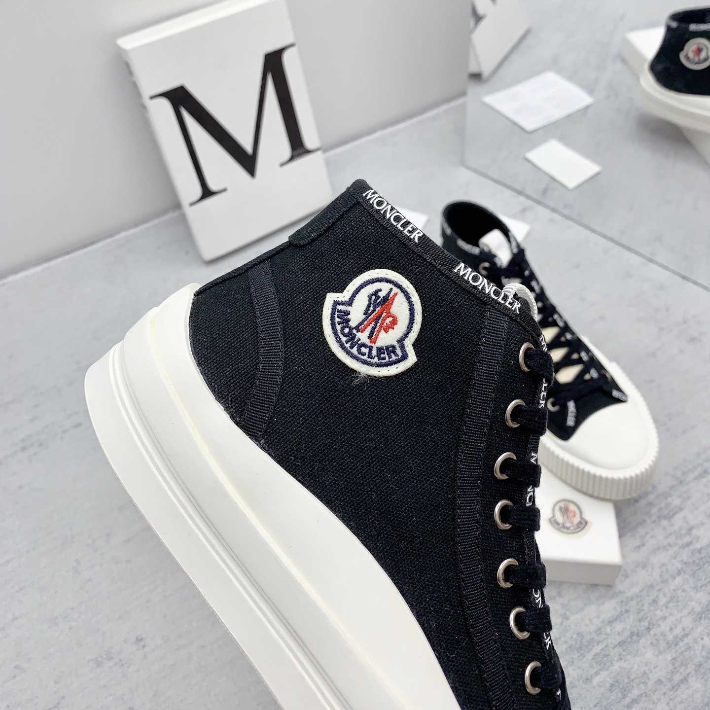 Moncler Black Lissex Sneakers - EUR FASHION