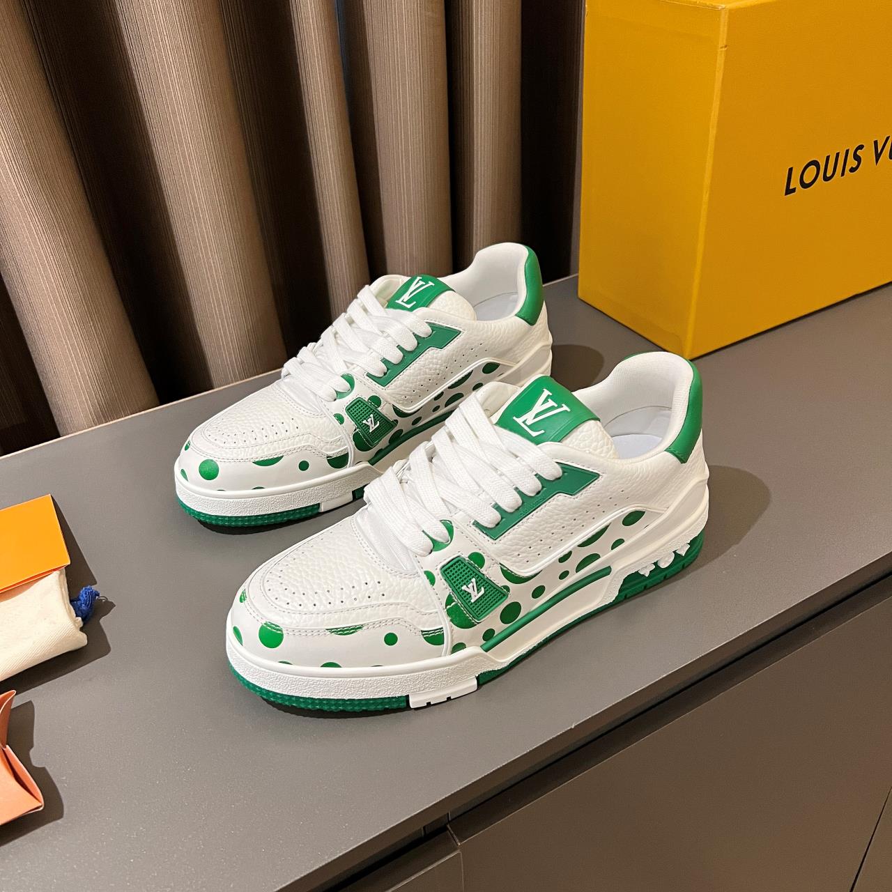 Louis Vuitton LV x YK LV Trainer Sneaker(upon uk size)   - EUR FASHION