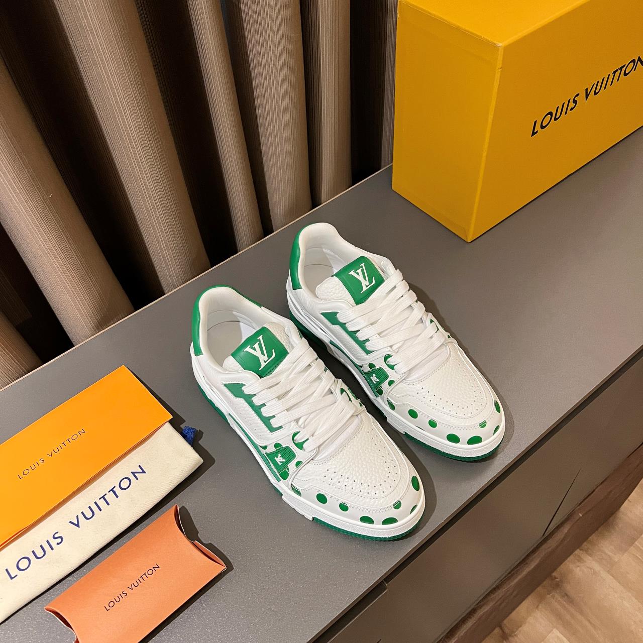 Louis Vuitton LV x YK LV Trainer Sneaker(upon uk size)   - EUR FASHION