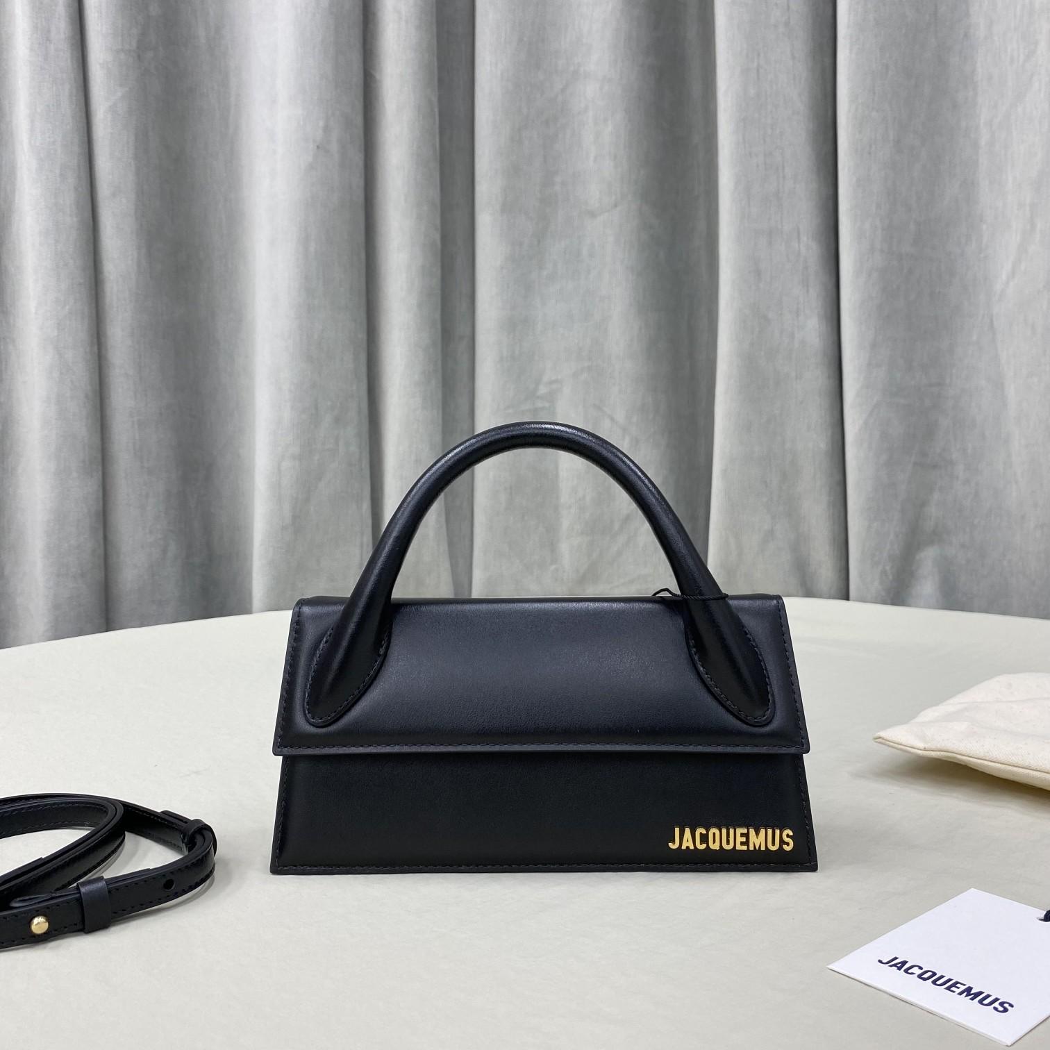 Jacquemus Le Chiquito Long Leather Handbag - EUR FASHION