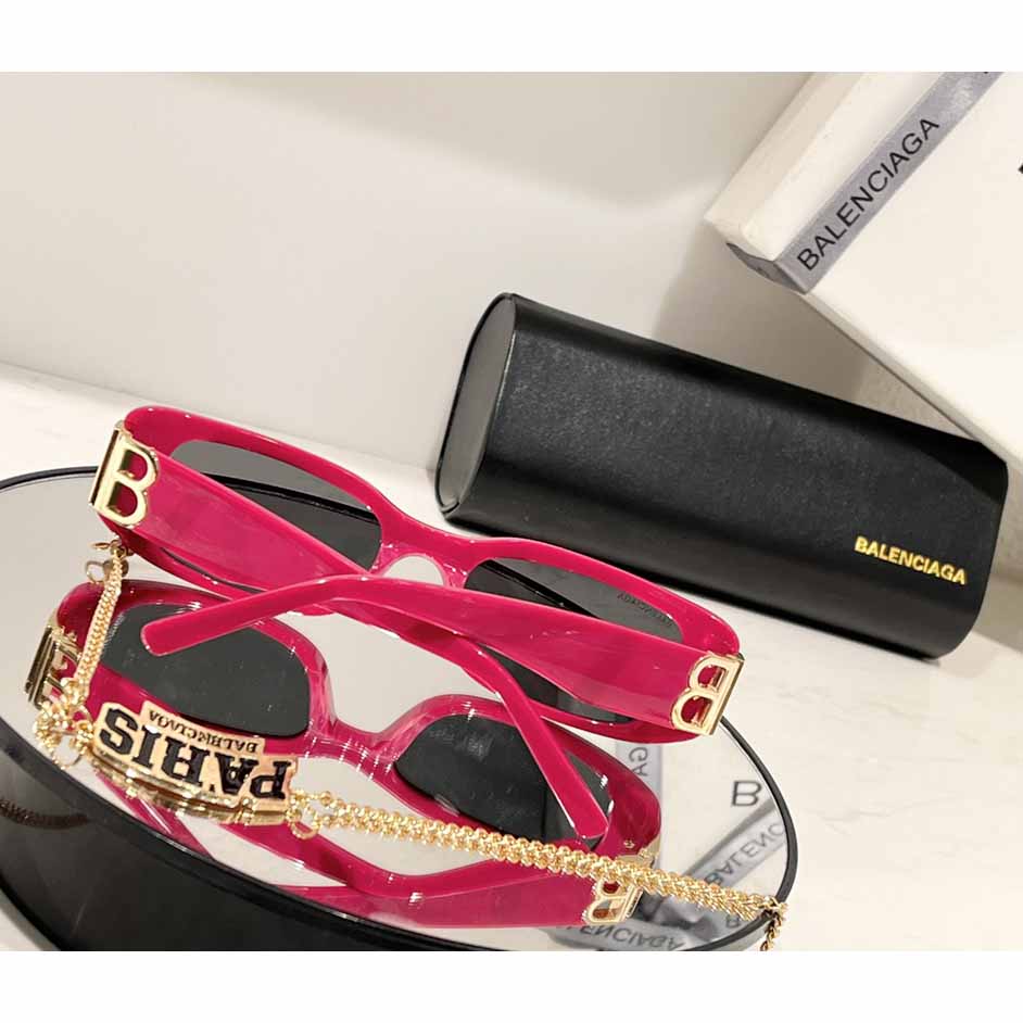 Balenciaga Dynasty Rectangle Acetate Sunglasses - EUR FASHION