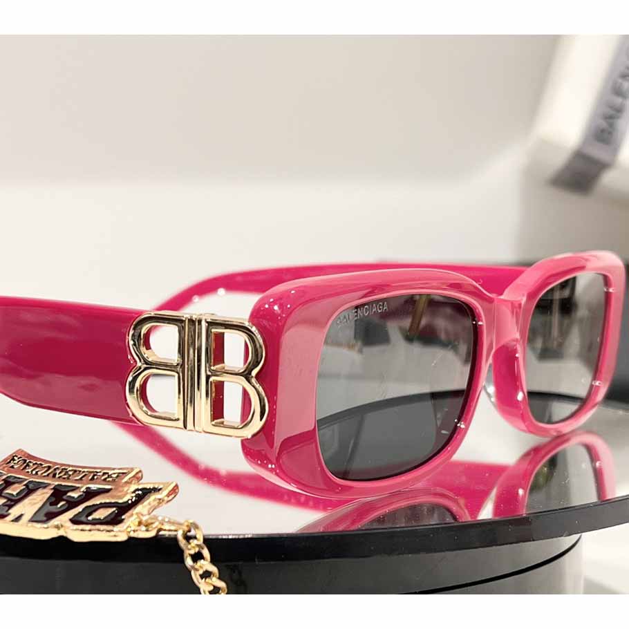 Balenciaga Dynasty Rectangle Acetate Sunglasses - EUR FASHION