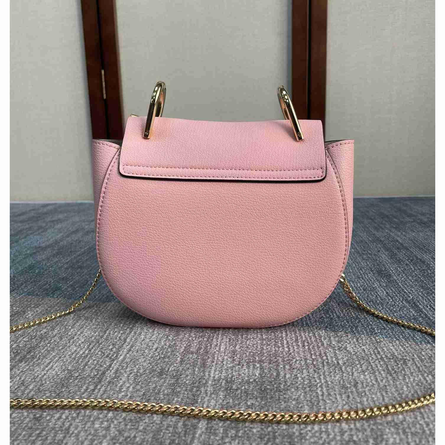 Chloe Drew Shoulder Bag In Small Grain Lambskin(19-7-16cm) - EUR FASHION