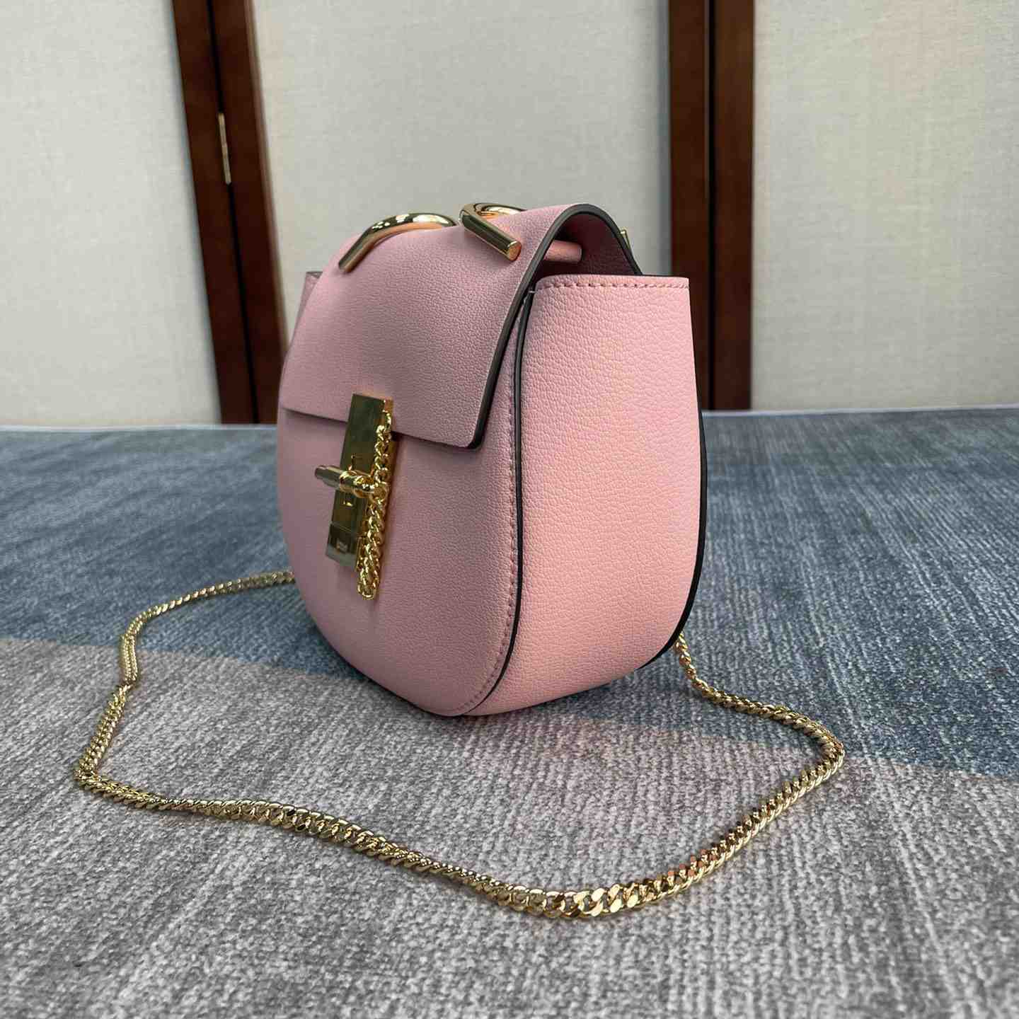 Chloe Drew Shoulder Bag In Small Grain Lambskin(19-7-16cm) - EUR FASHION