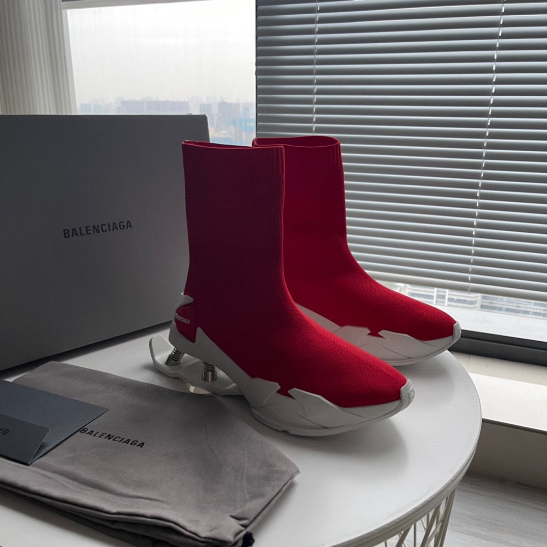 Balenciaga Speed Sneaker In Red - EUR FASHION