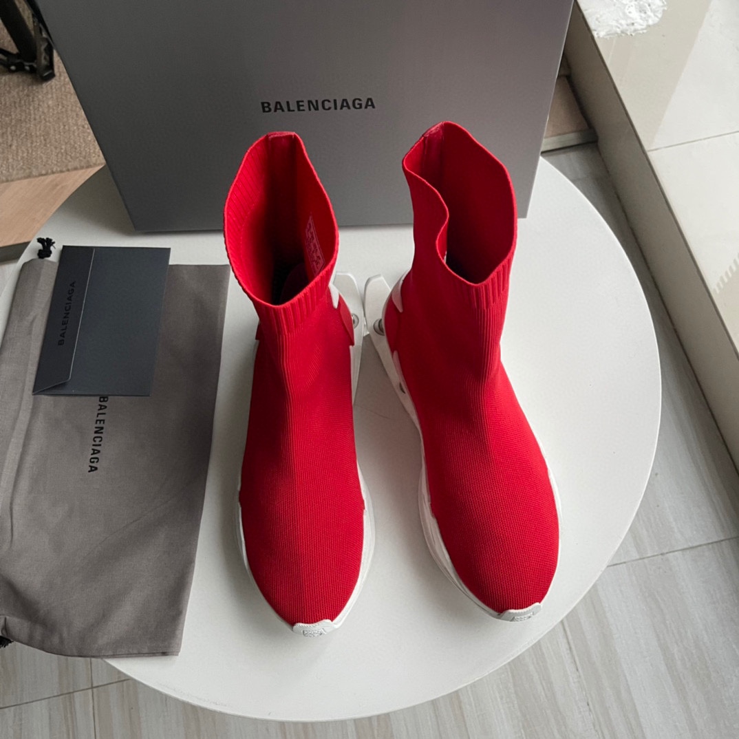 Balenciaga Speed Sneaker In Red - EUR FASHION