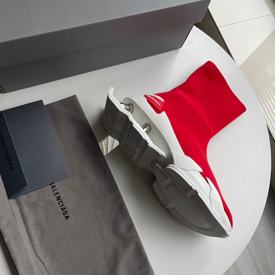 Balenciaga Speed Sneaker In Red - EUR FASHION