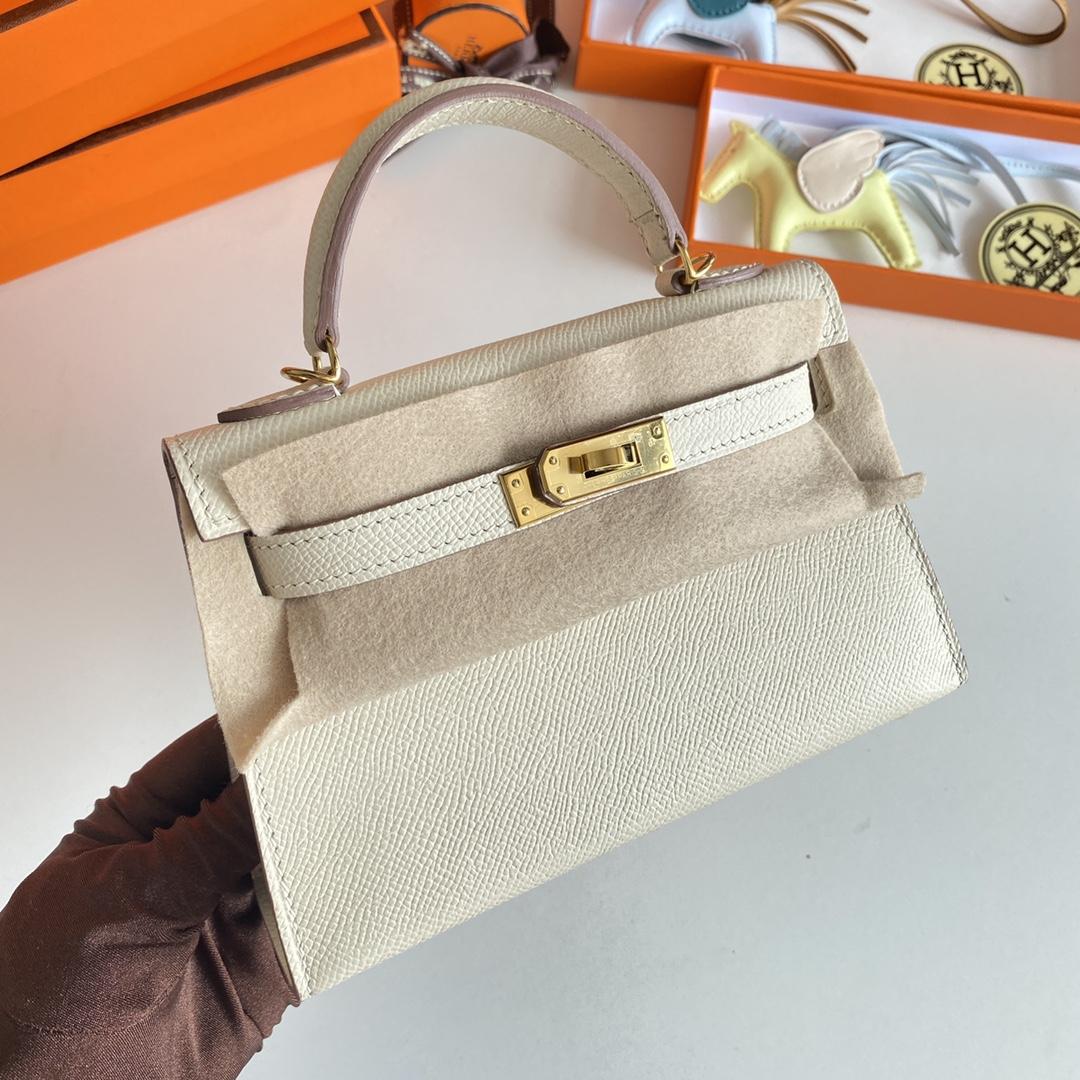 Hermes Kelly Mini Women Handbag(19-13-6cm ) - EUR FASHION