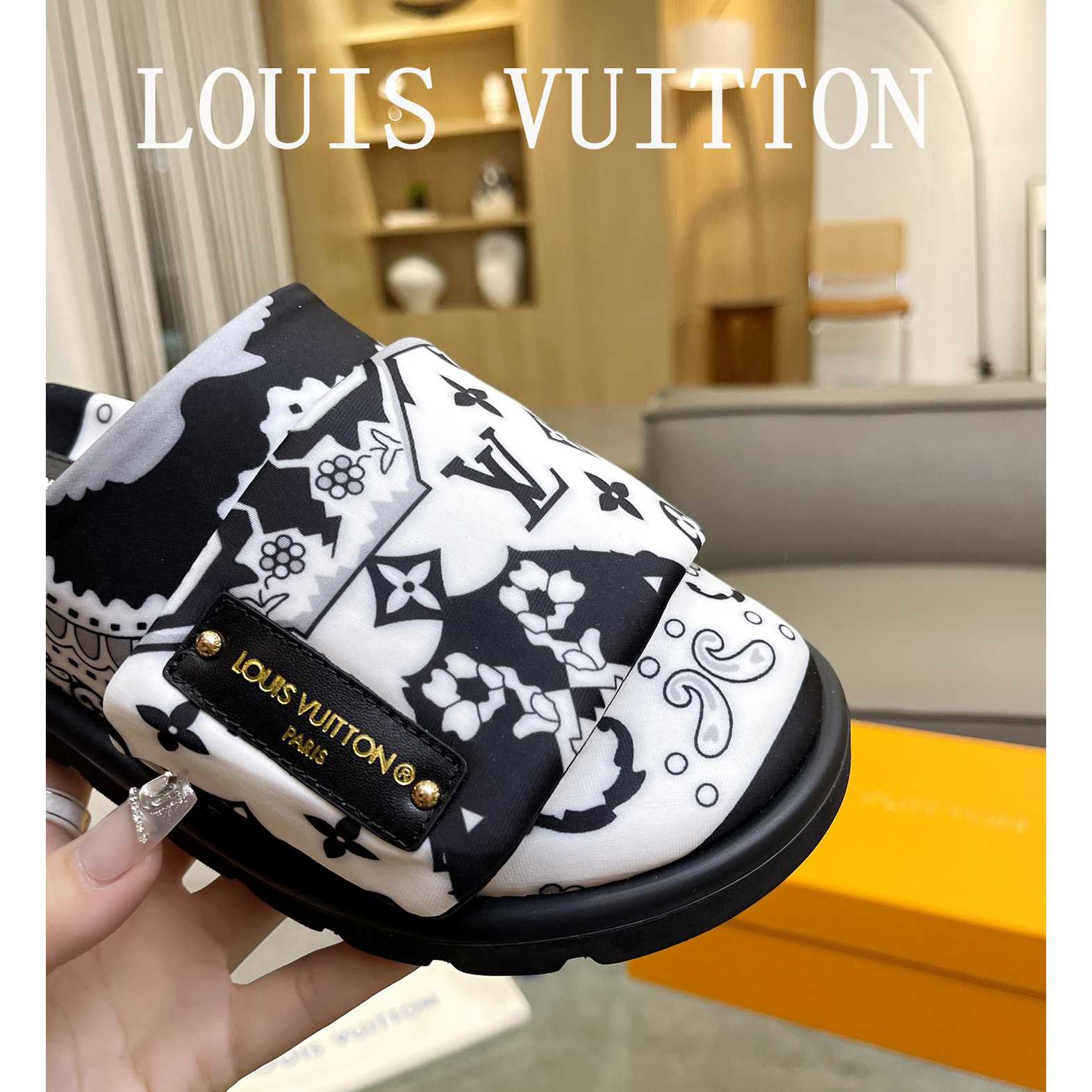 Louis Vuitton Slipper Pillow Flat Comfort Mule       - EUR FASHION