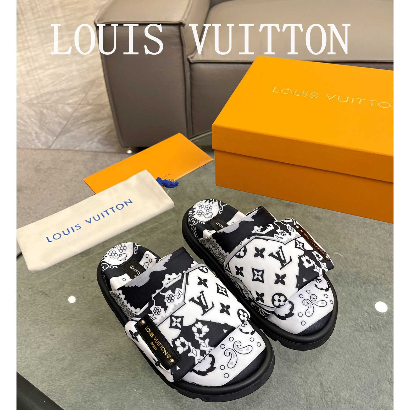 Louis Vuitton Slipper Pillow Flat Comfort Mule       - EUR FASHION