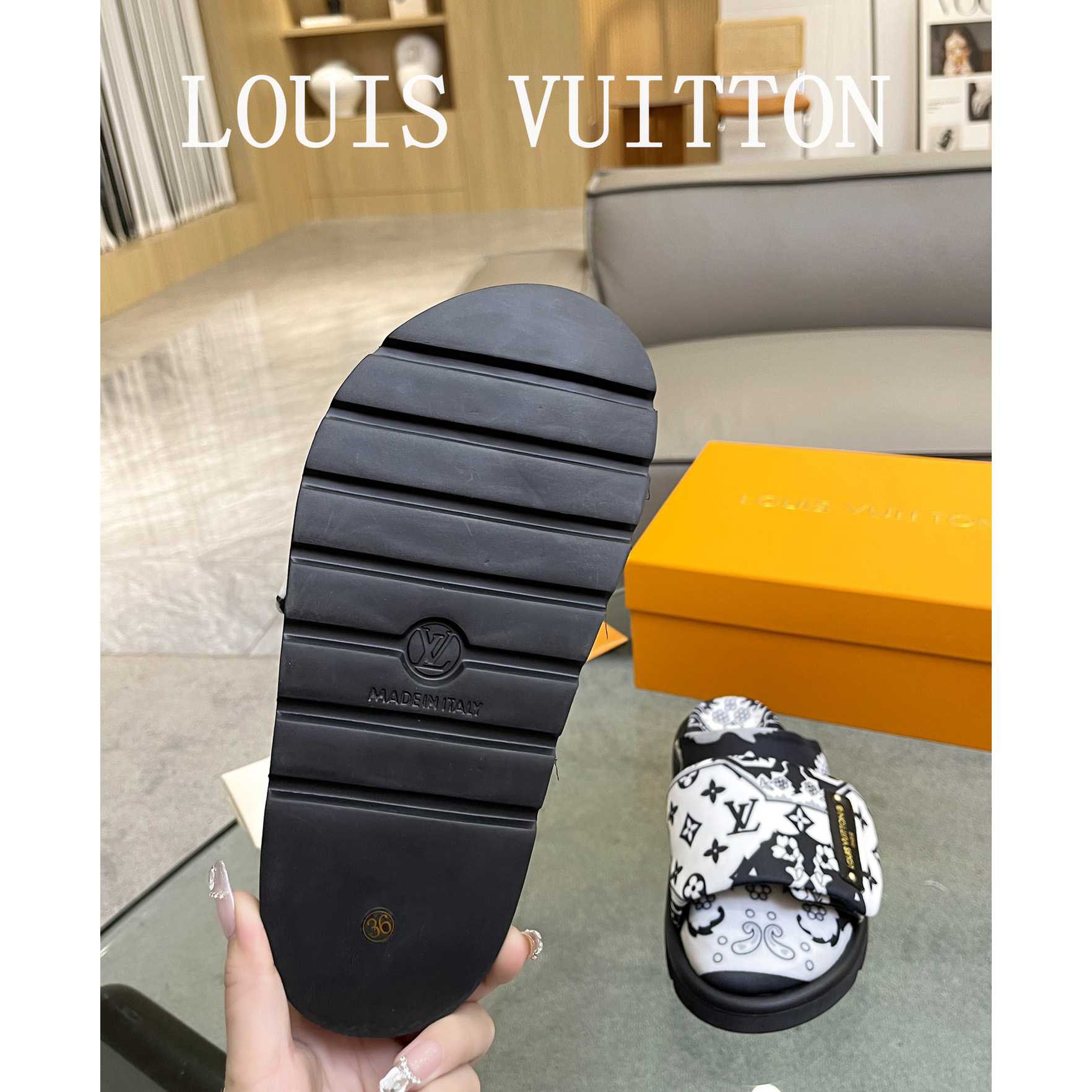 Louis Vuitton Slipper Pillow Flat Comfort Mule       - EUR FASHION