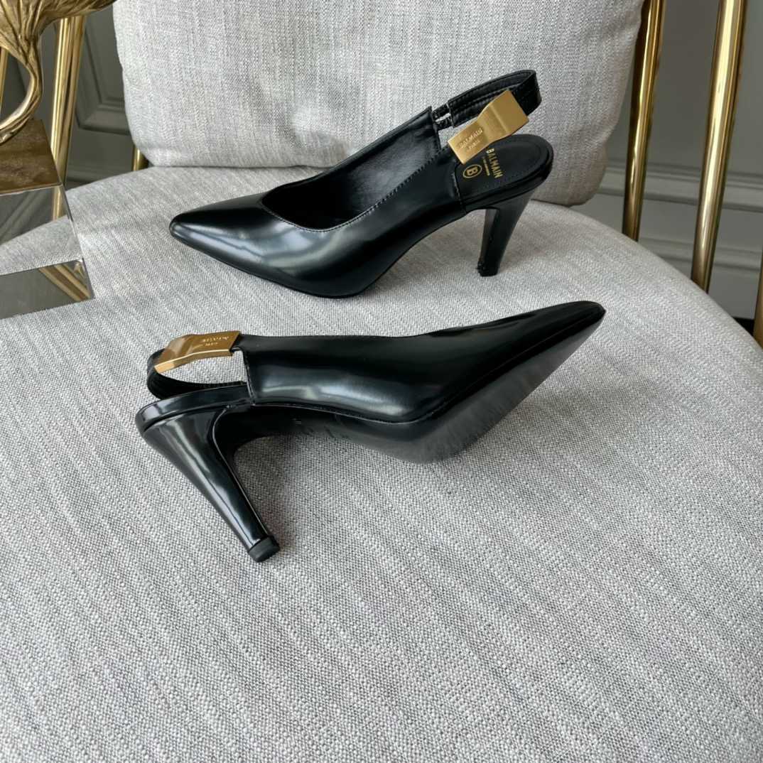 Balmain Tara Leather Pumps - EUR FASHION