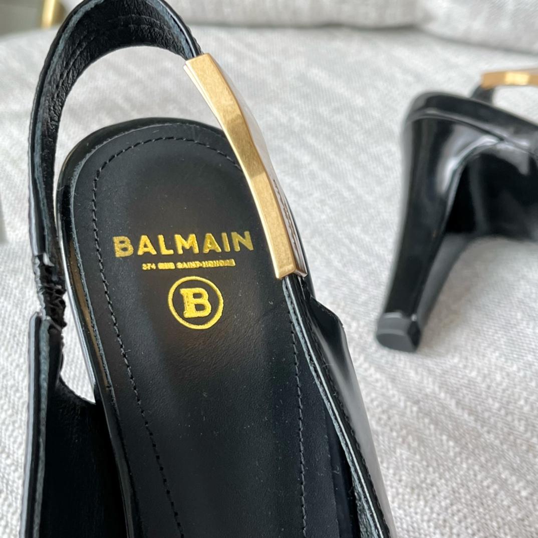 Balmain Tara Leather Pumps - EUR FASHION