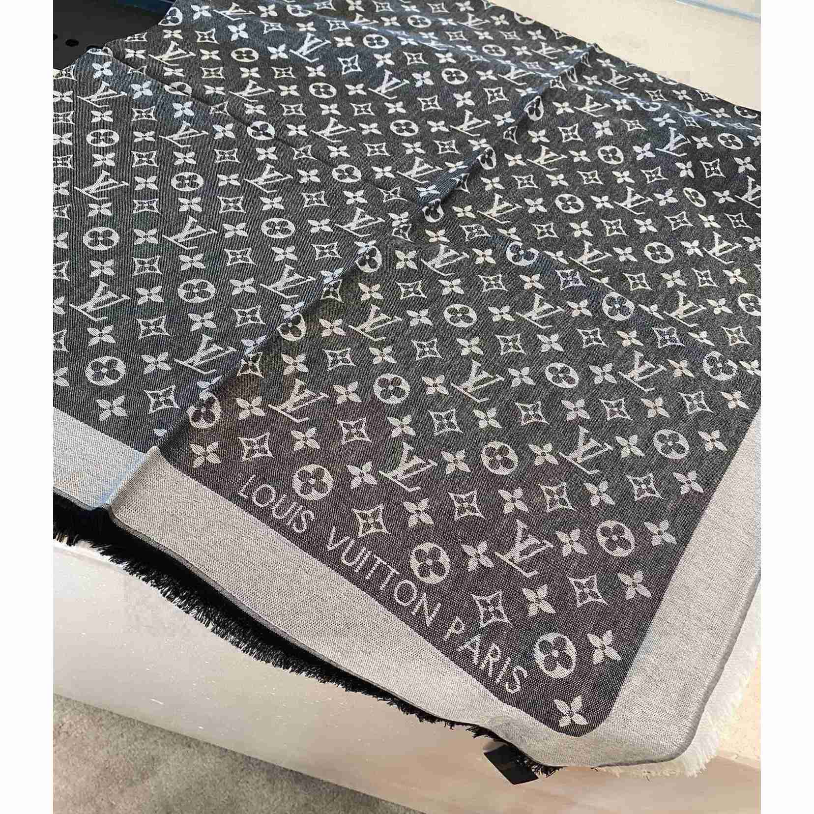 Louis Vuitton Monogram Denim Shawl - EUR FASHION