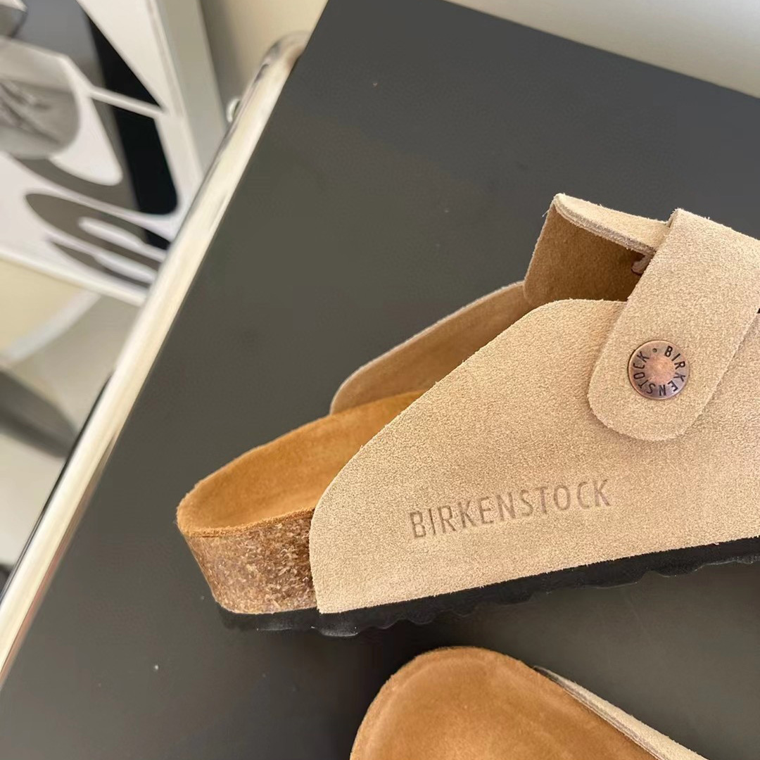 Birkenstock Boston Soft Footbed Suede Leather - EUR FASHION