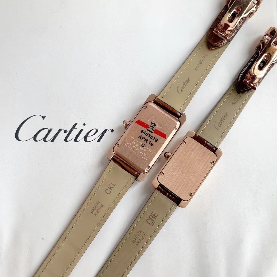 Cartier Unisex W2620030 Leather Watch - EUR FASHION