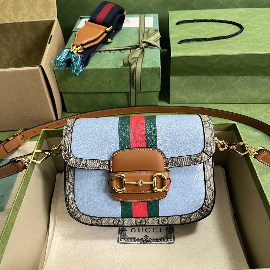 Gucci Horsebit 1955 Mini Bag(20.5-14.5-5cm)   - EUR FASHION