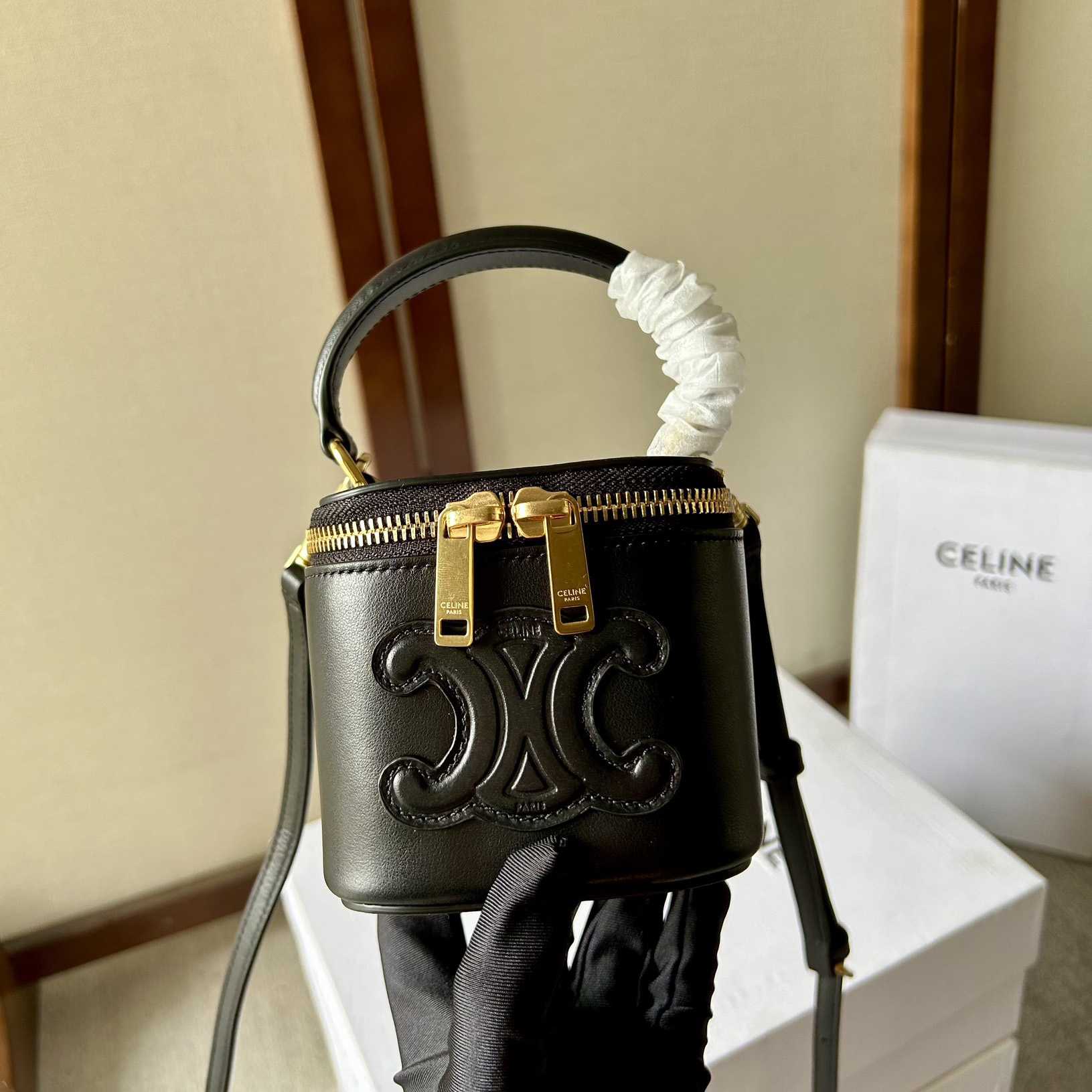 Celine Mini Vanity Case In Smooth Calfskin - EUR FASHION