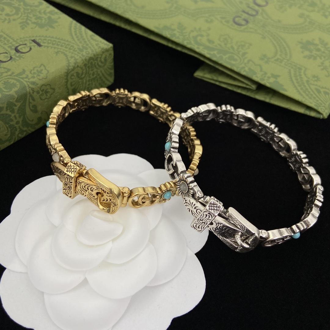 Gucci Double G Flower Bracelet - EUR FASHION