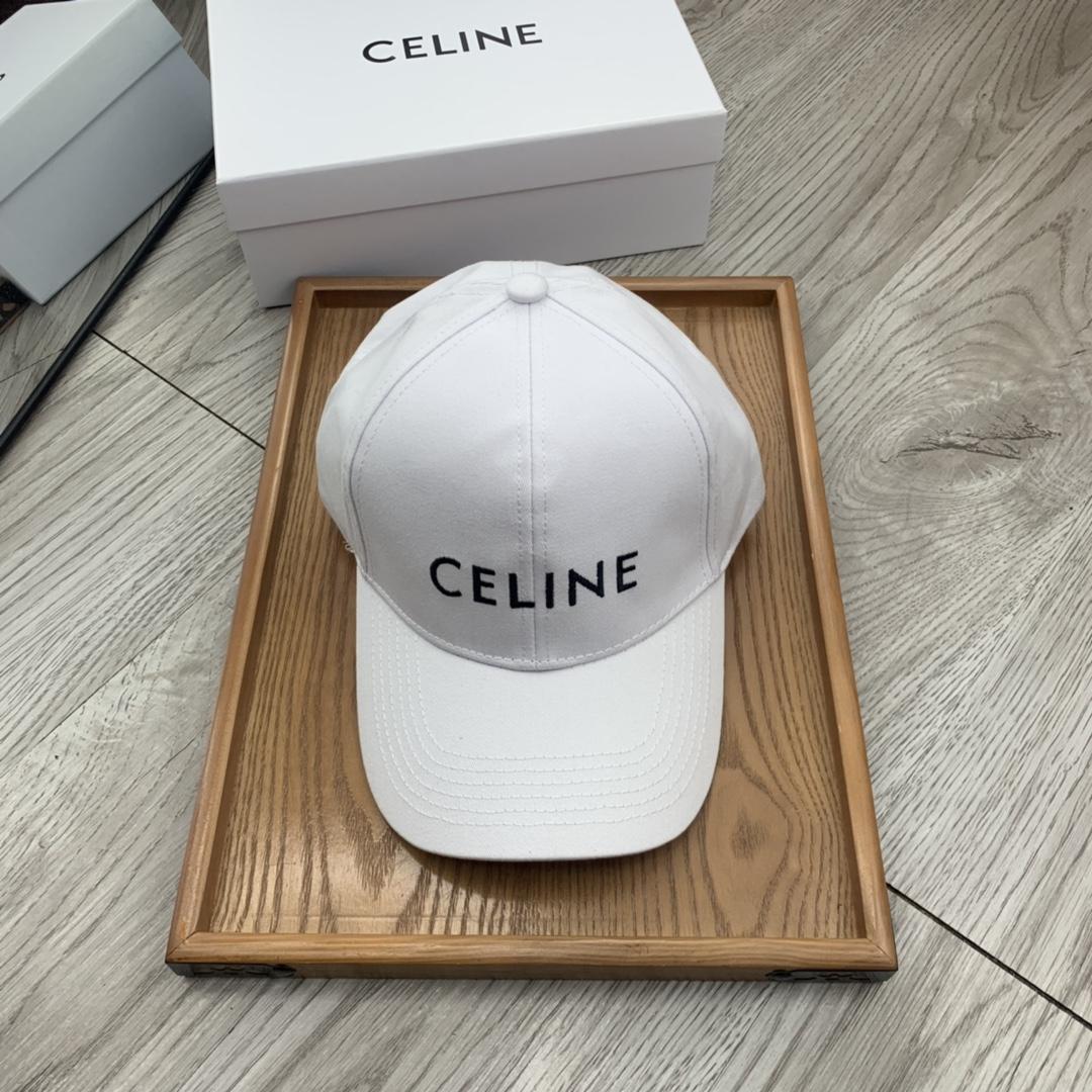 Celine Baseball Cap In Cotton - EUR FASHION