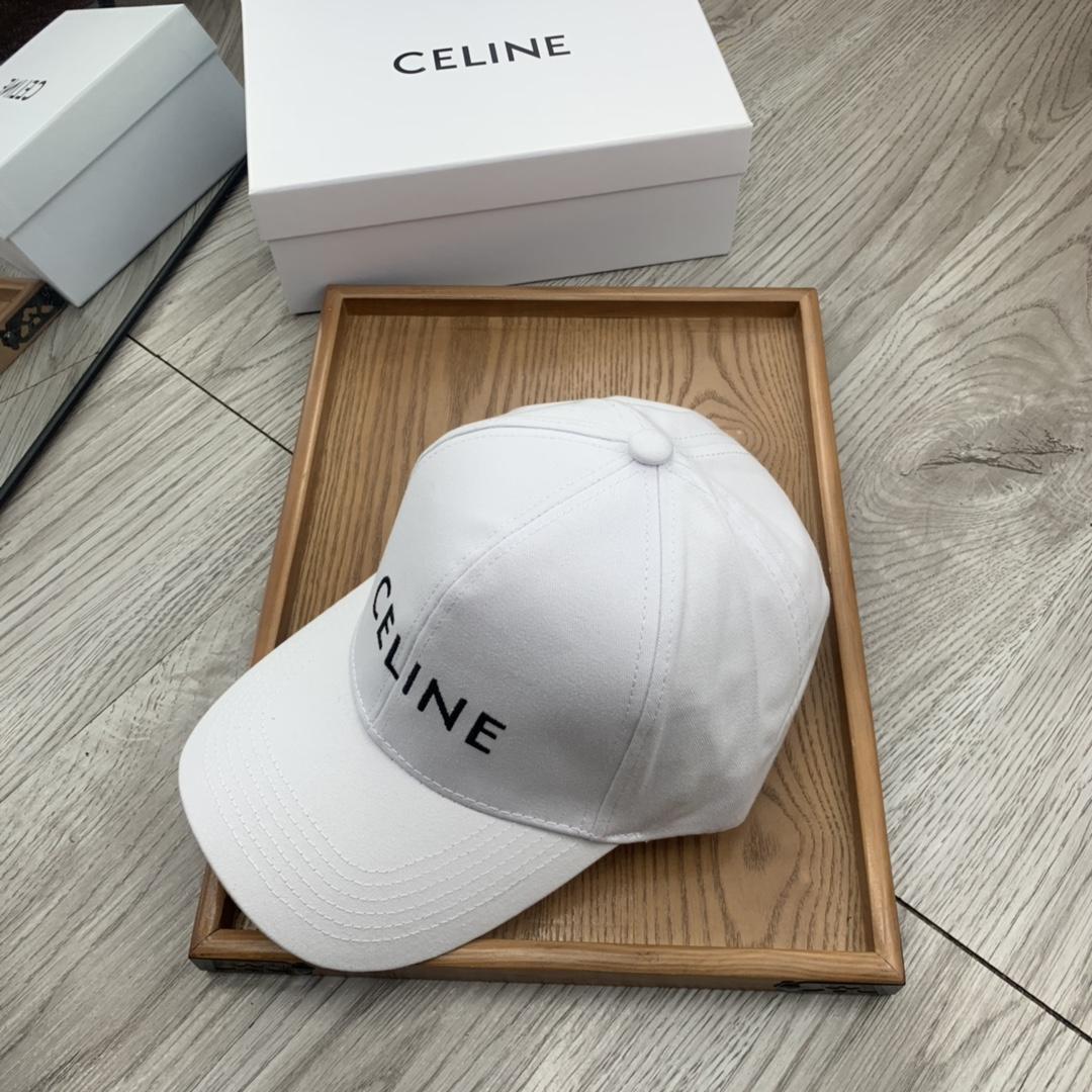 Celine Baseball Cap In Cotton - EUR FASHION