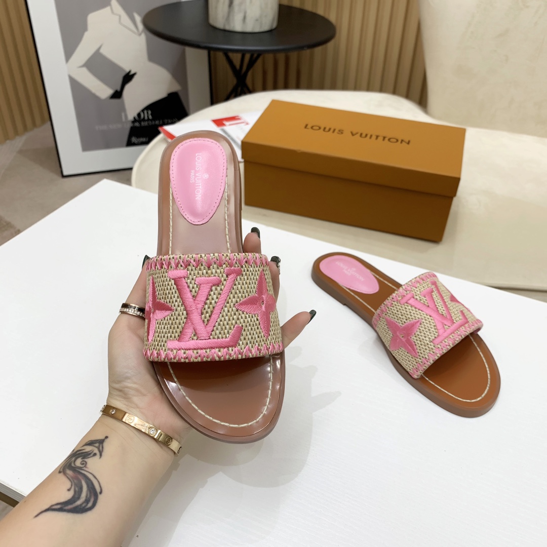 Louis Vuitton Lock It Flat Mule - EUR FASHION