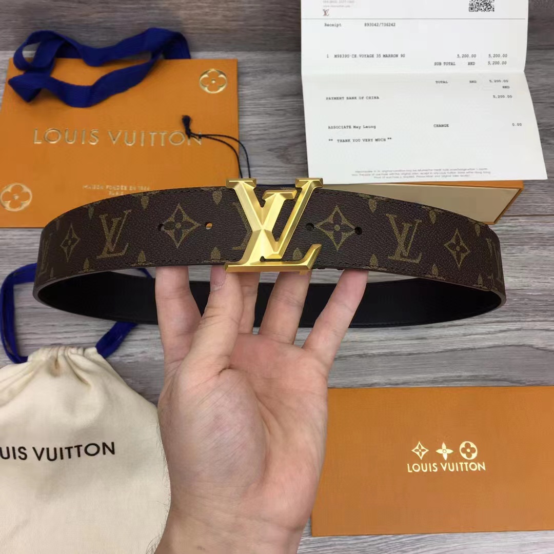 Louis Vuitton LV Initiales Reversible Belt   - EUR FASHION