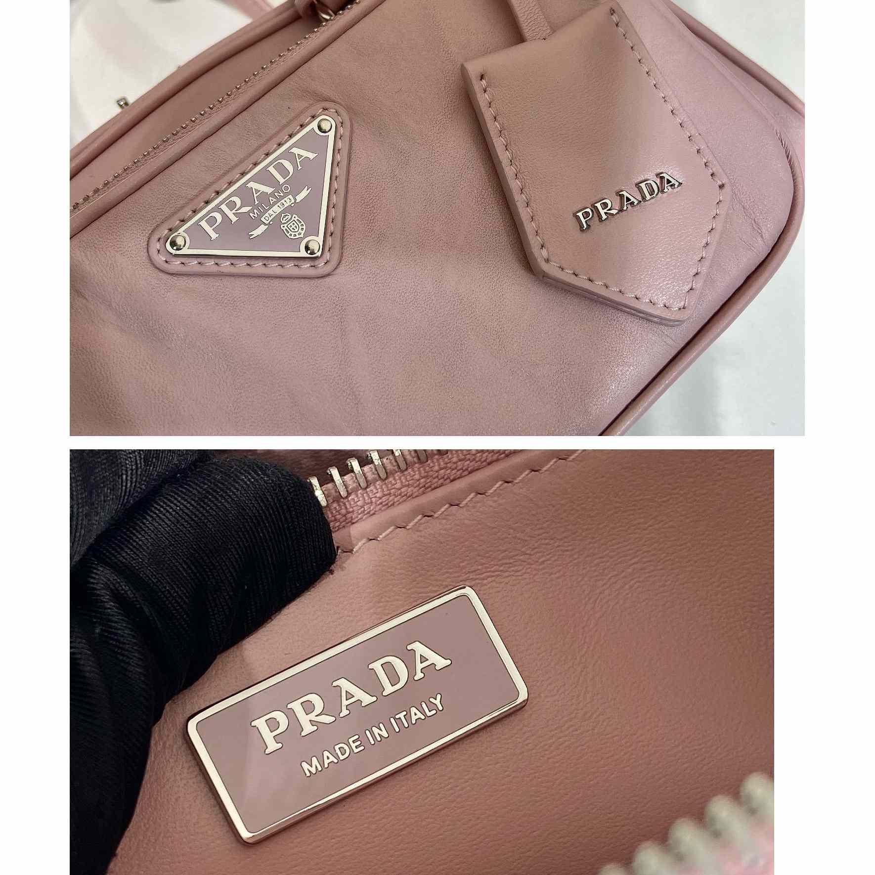 Prada Antique Nappa Leather Multi-pocket Top-handle Bag - EUR FASHION