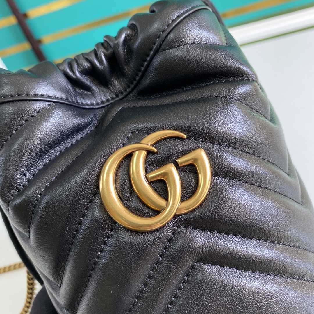 Gucci GG Marmont Mini Bucket Bag(19-17cm) - EUR FASHION