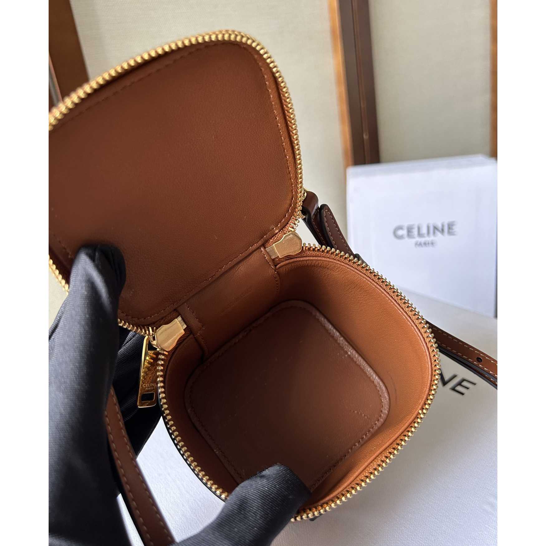 Celine Mini Vanity Case In Smooth Calfskin - EUR FASHION