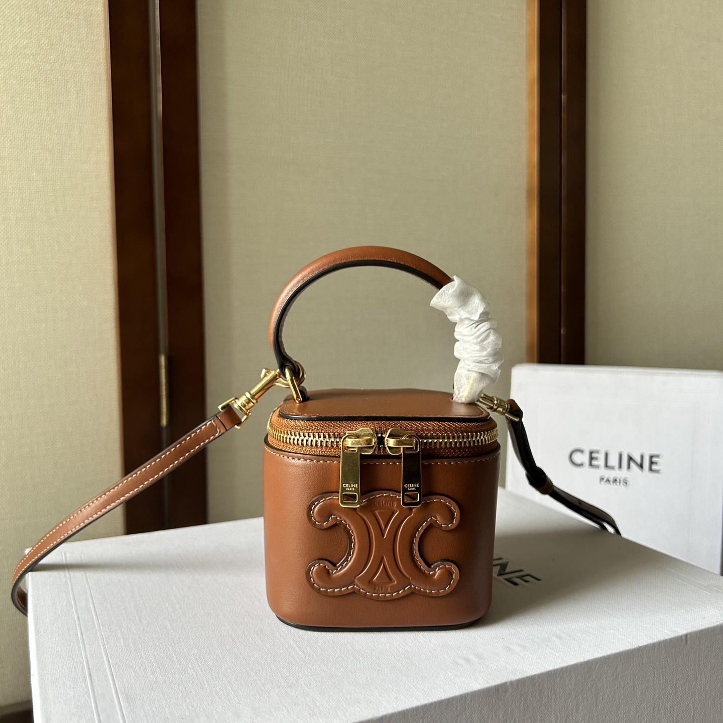 Celine Mini Vanity Case In Smooth Calfskin - EUR FASHION