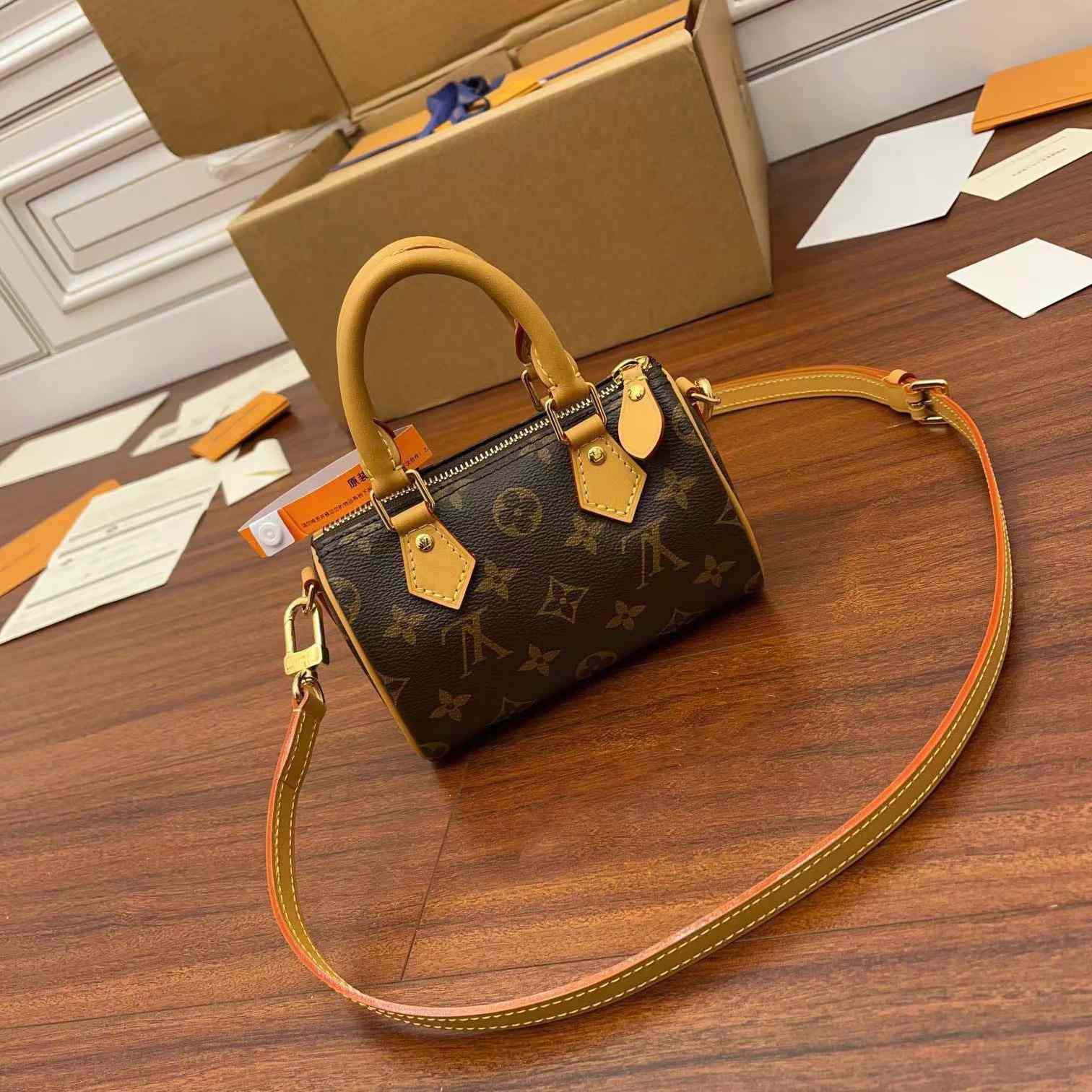 Louis Vuitton Monogram Nano Speedy Bandouliere   M81085 - EUR FASHION