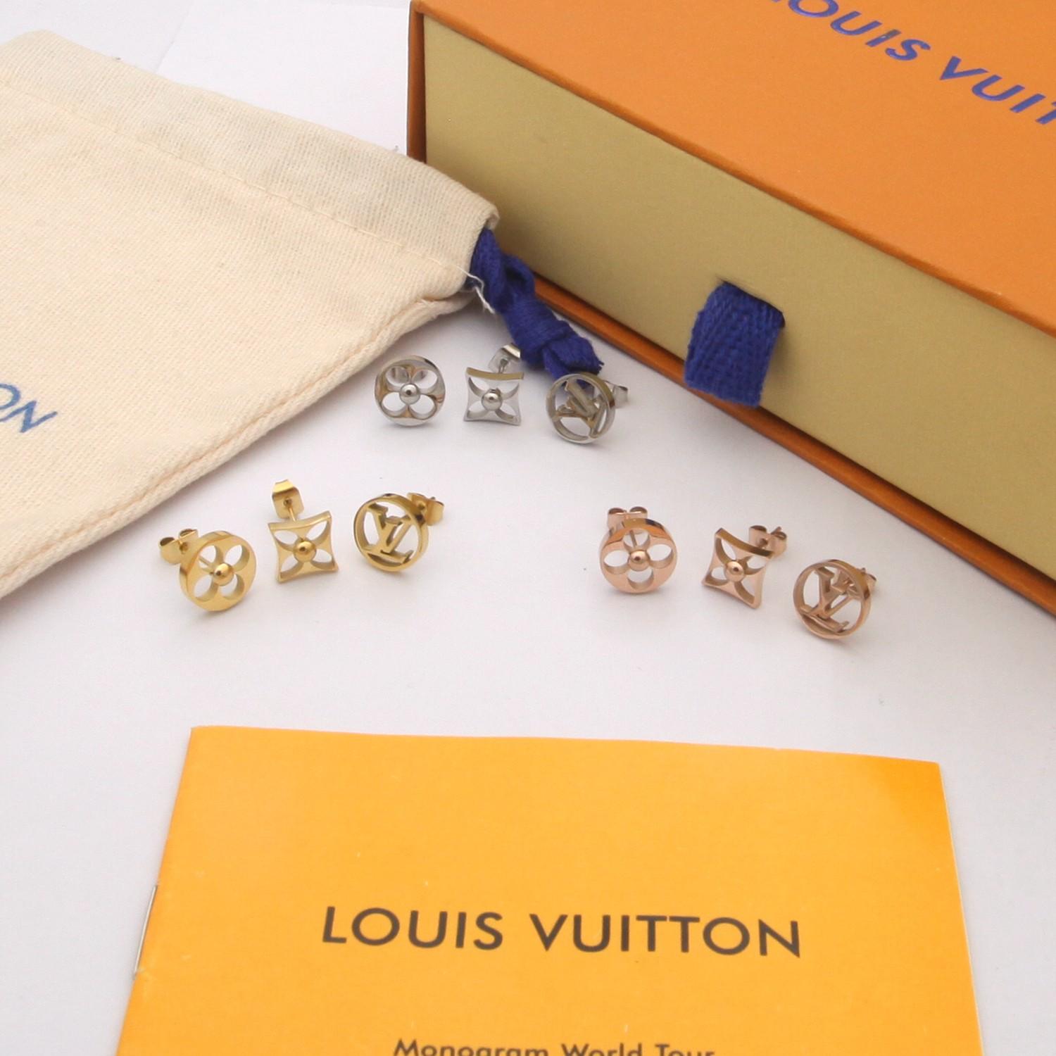 Louis Vuitton Crazy in Lock Earrings Set   M00395 - EUR FASHION