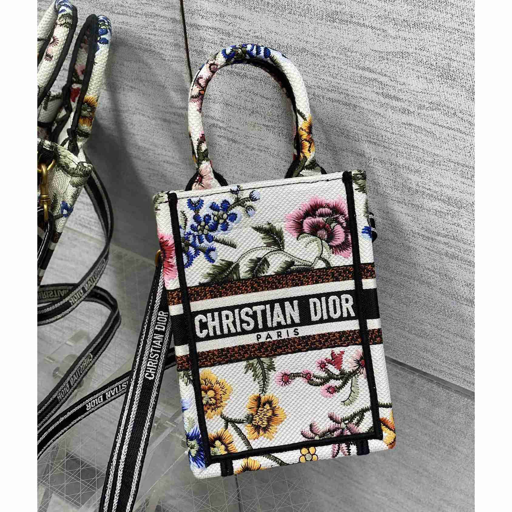 Dior Mini Dior Book Tote Phone Bag - EUR FASHION