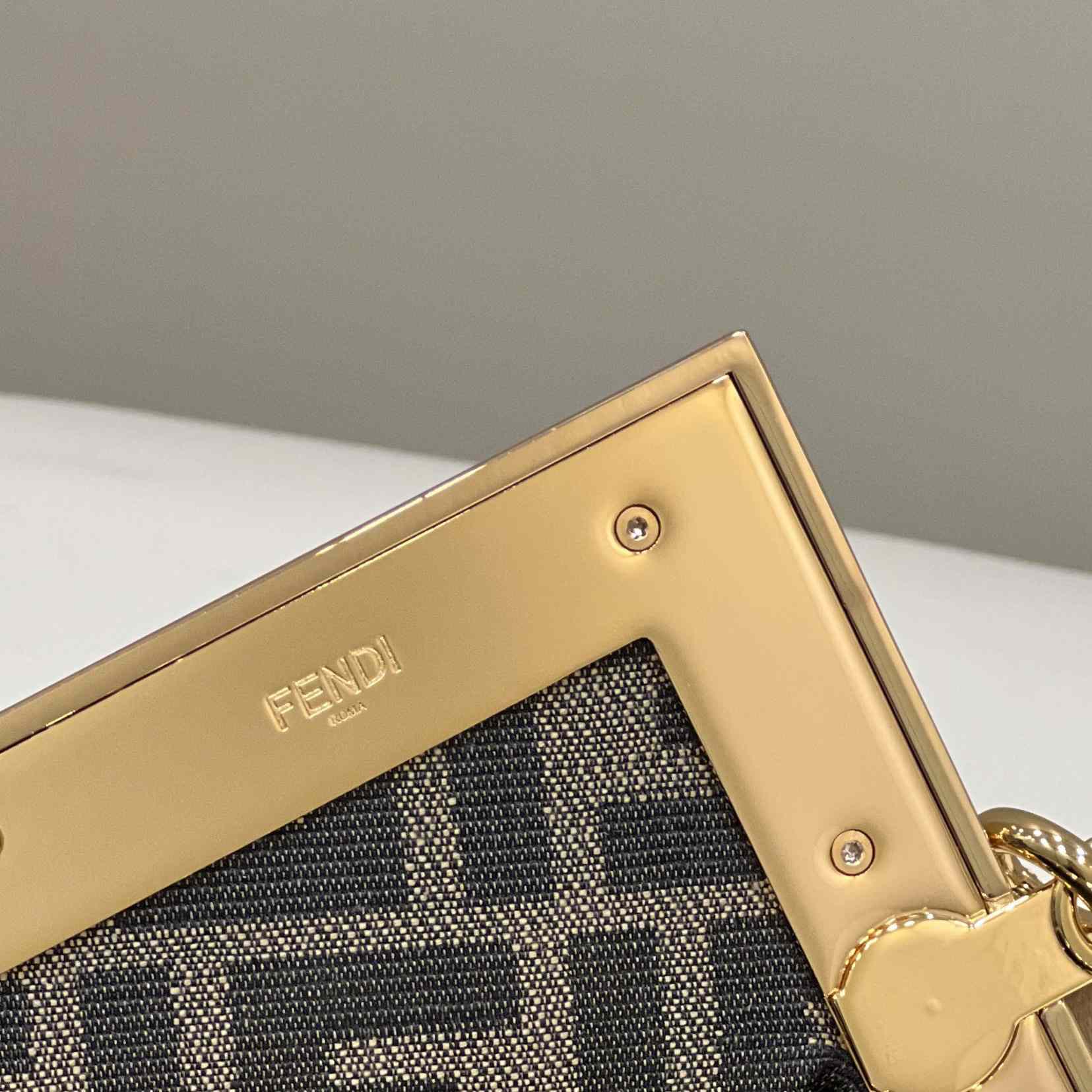 Fendi First Small Leather Bag With Multicolour Inlay - EUR FASHION