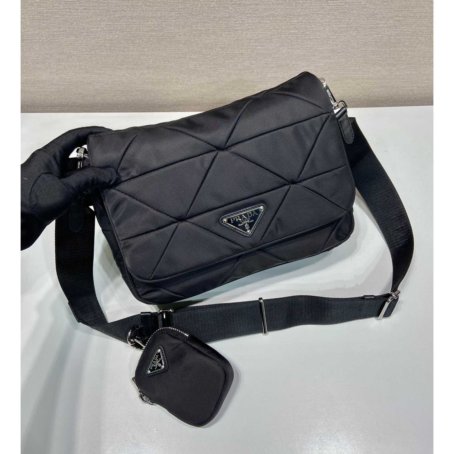 Prada Padded Re-Nylon Shoulder Bag - EUR FASHION