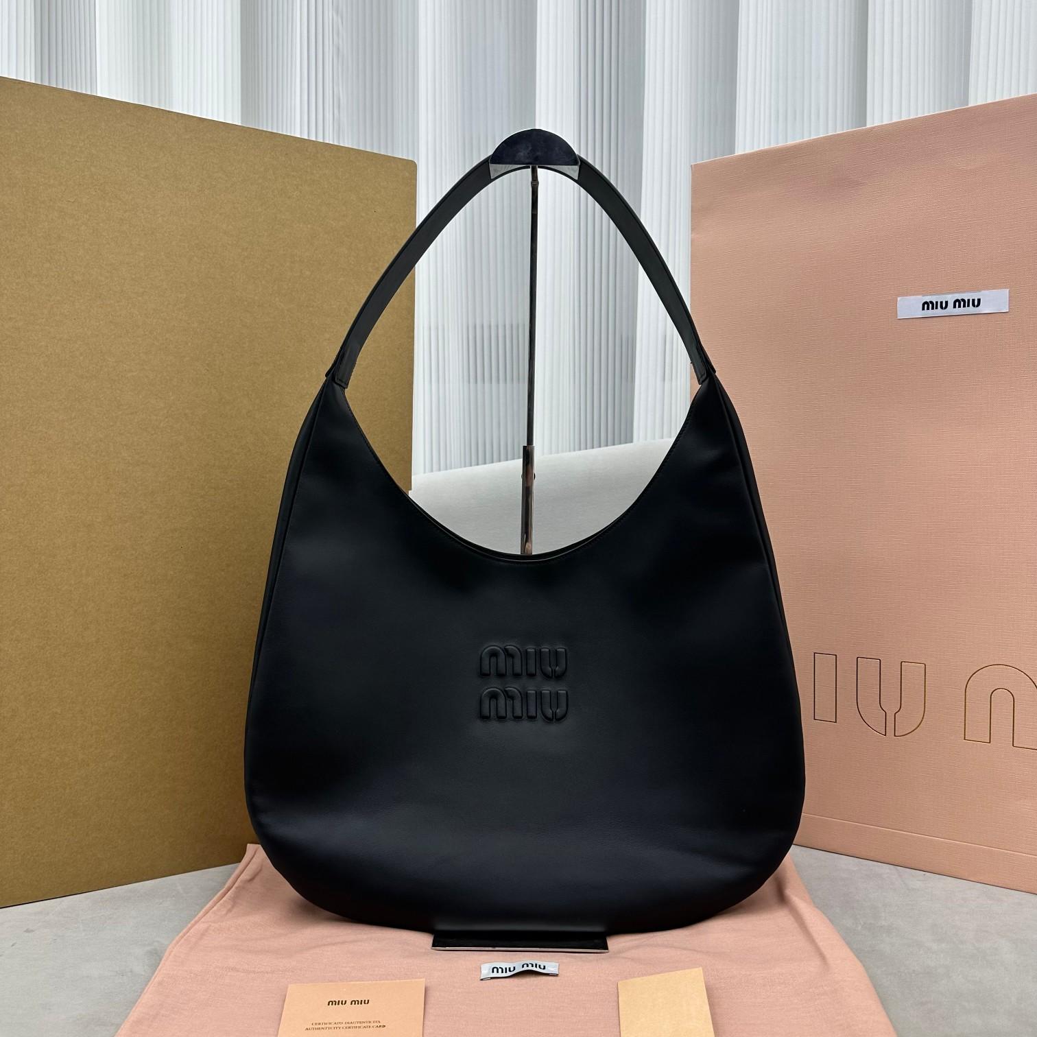 Miu Miu Leather Hobo Bag - EUR FASHION