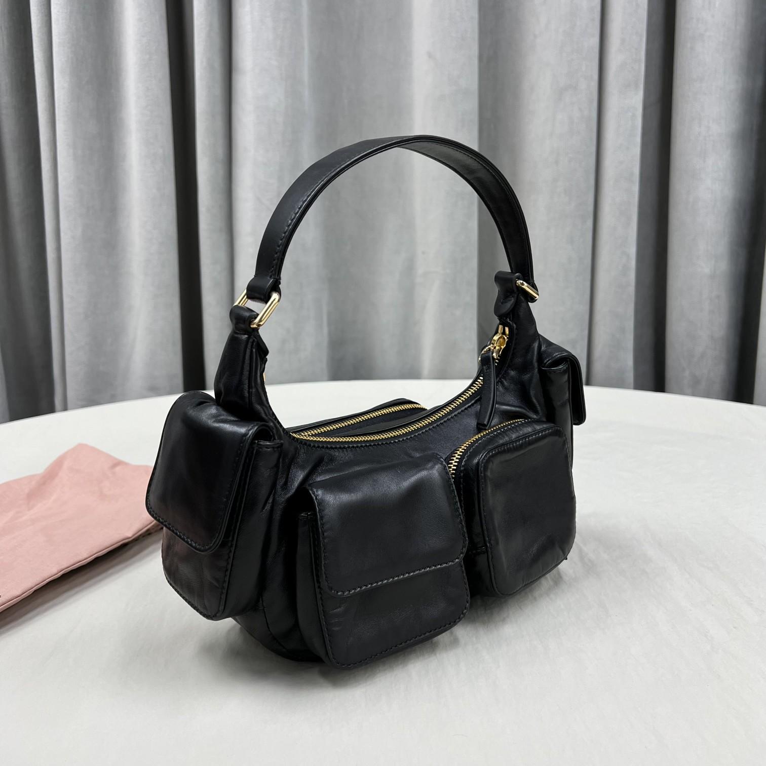 Miu Miu Nappa Leather Pocket Bag - EUR FASHION