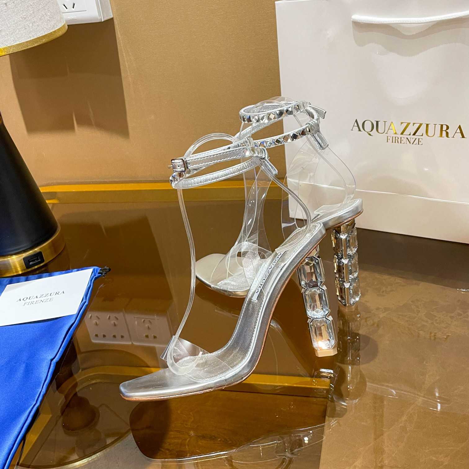 Aquazzura Aura Plexi Sandal 105 - EUR FASHION