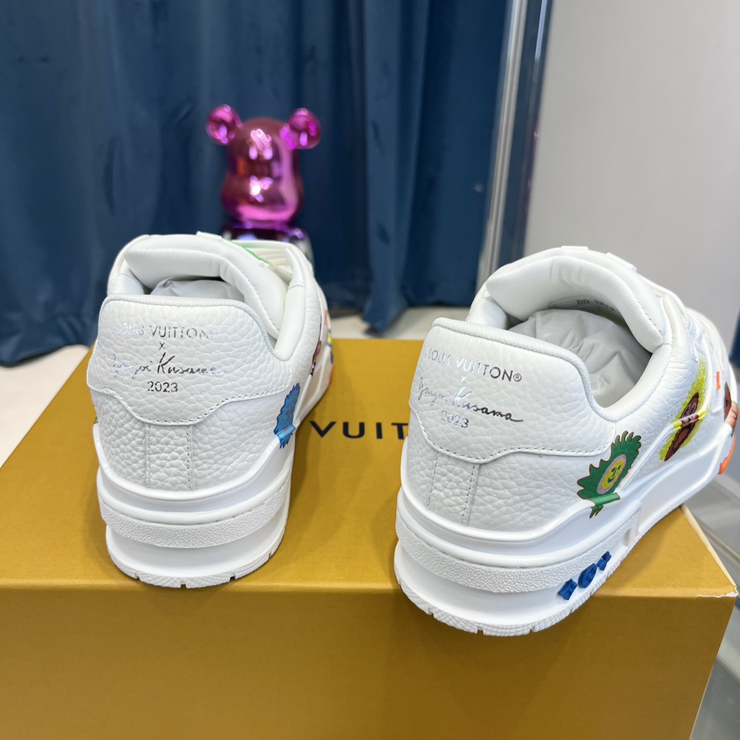 Louis Vuitton LV x YK LV Trainer Sneaker  (upon uk size)      1ABD3I - EUR FASHION