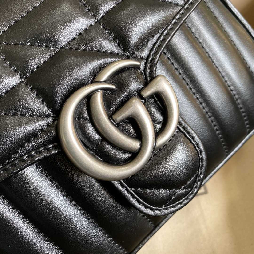 Gucci GG Marmont Mini Top Handle Bag(21*15.5*8cm) - EUR FASHION