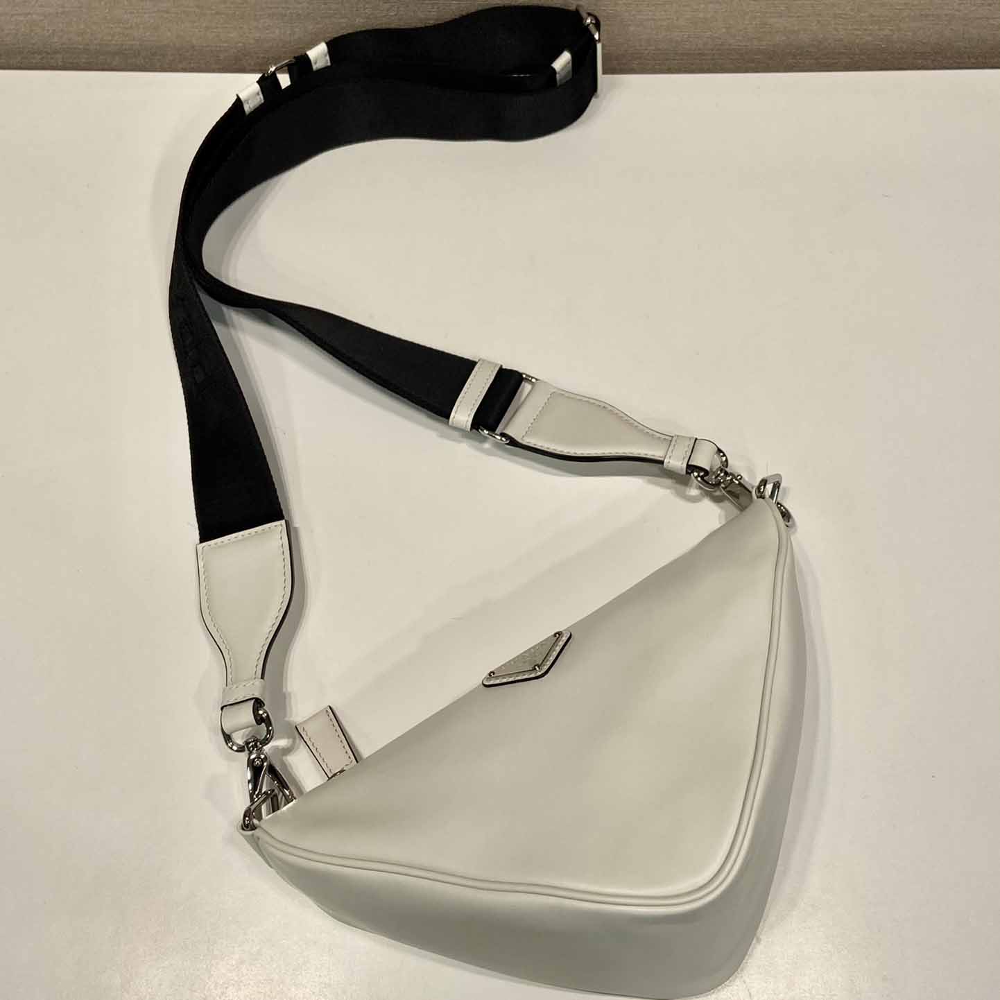 Prada Triangle Leather Bag - EUR FASHION