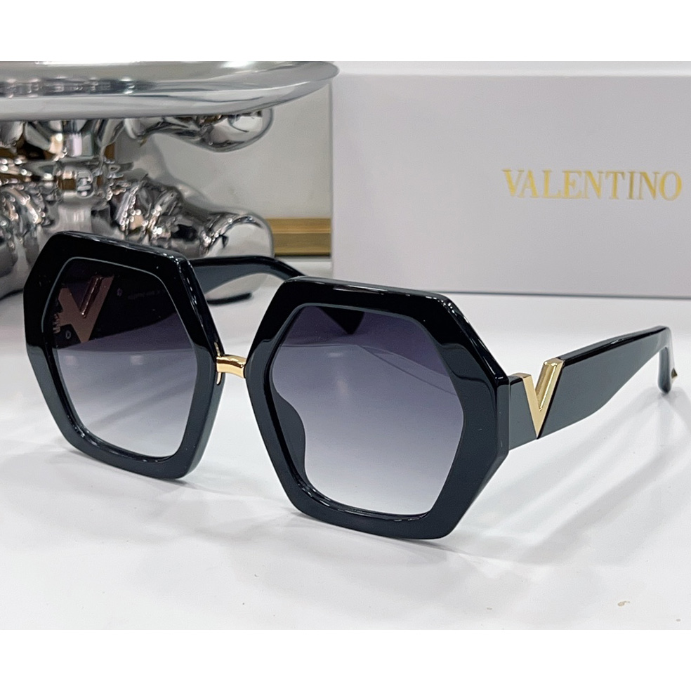 Valenti  VLOGO Hexagonal Oversized-frame Sunglasses  VA4053 - EUR FASHION