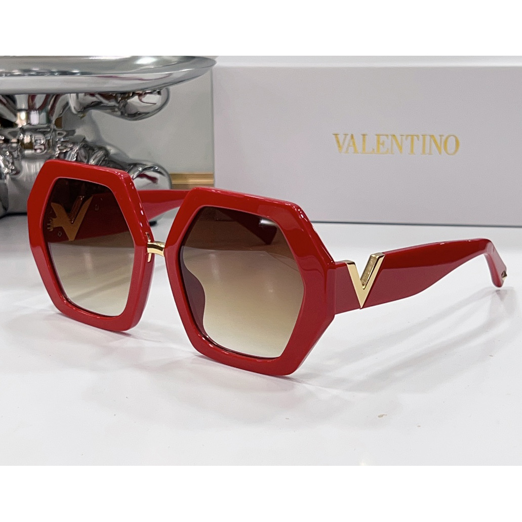 Valenti  VLOGO Hexagonal Oversized-frame Sunglasses  VA4053 - EUR FASHION