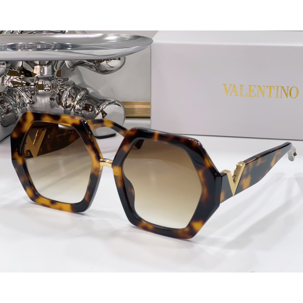 Valenti  VLOGO Hexagonal Oversized-frame Sunglasses  VA4053 - EUR FASHION