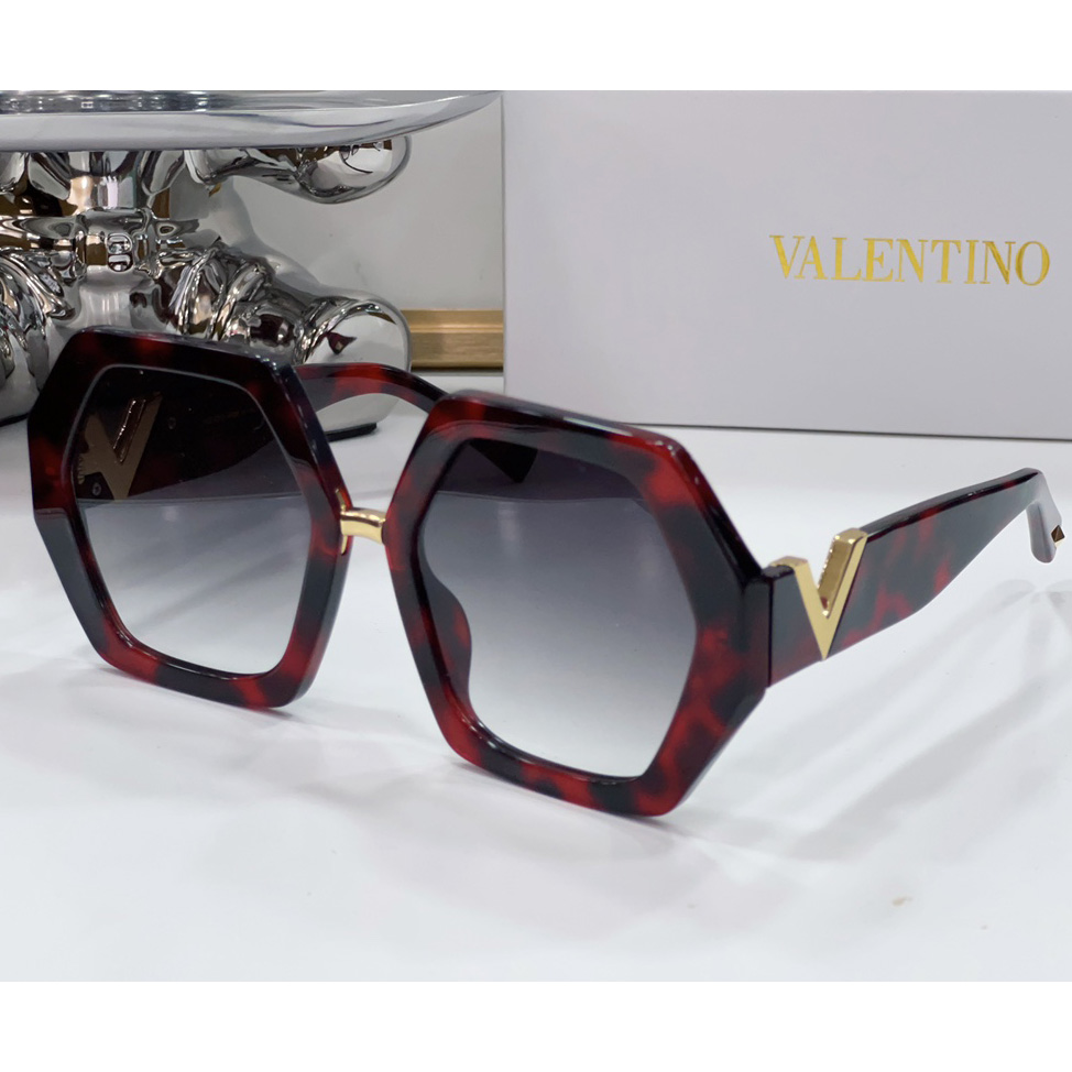 Valenti  VLOGO Hexagonal Oversized-frame Sunglasses  VA4053 - EUR FASHION