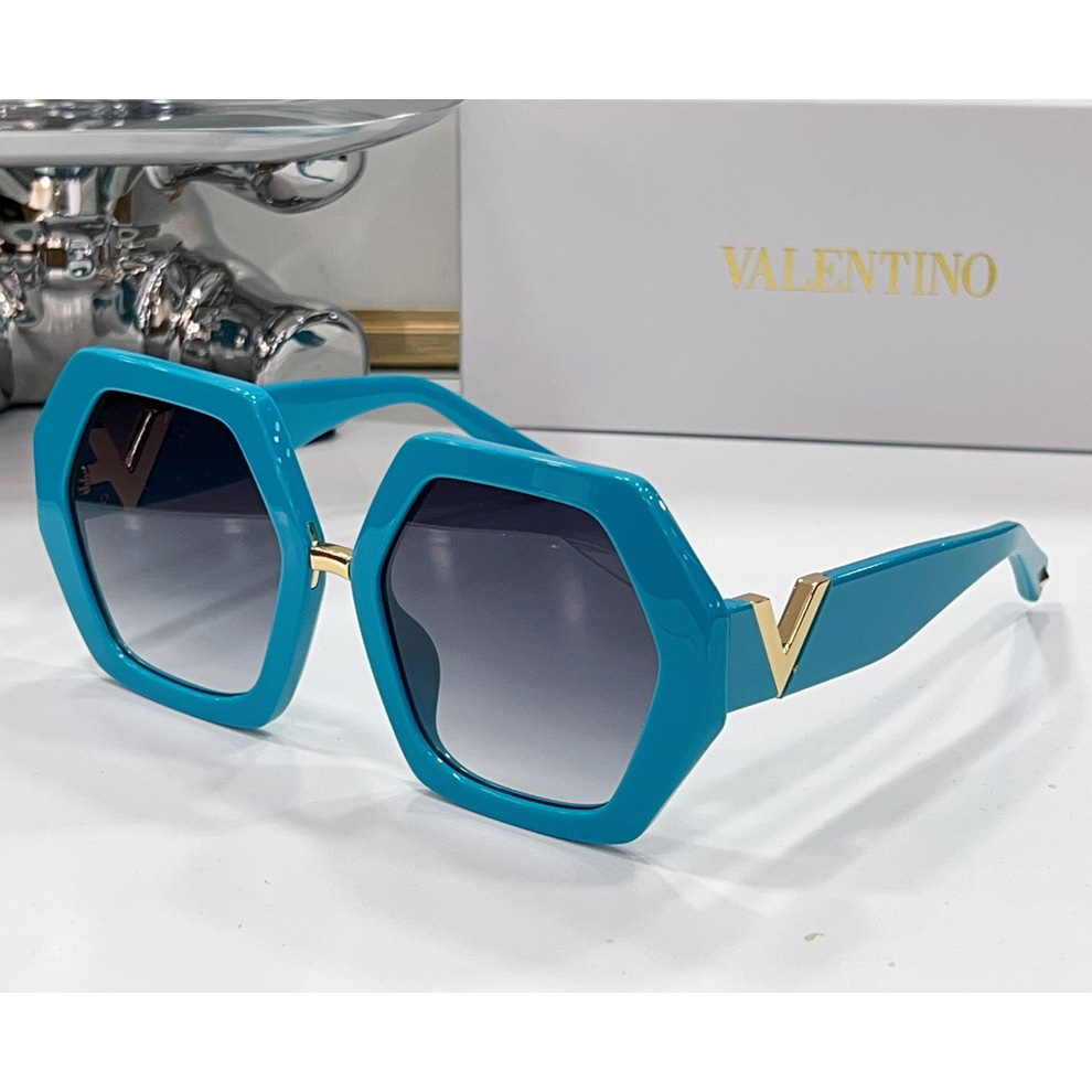 Valenti  VLOGO Hexagonal Oversized-frame Sunglasses  VA4053 - EUR FASHION