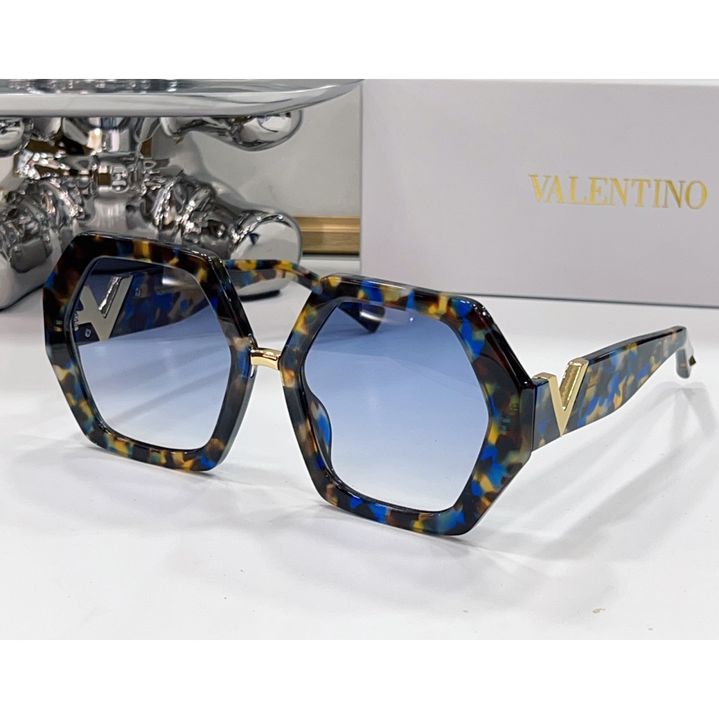 Valenti  VLOGO Hexagonal Oversized-frame Sunglasses  VA4053 - EUR FASHION