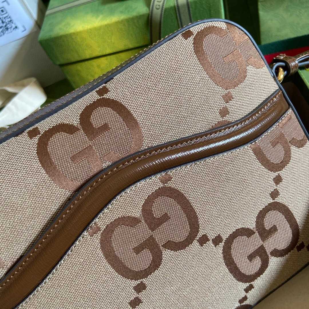 Gucci Jumbo GG Messenger Bag(25.5-20-6cm) - EUR FASHION