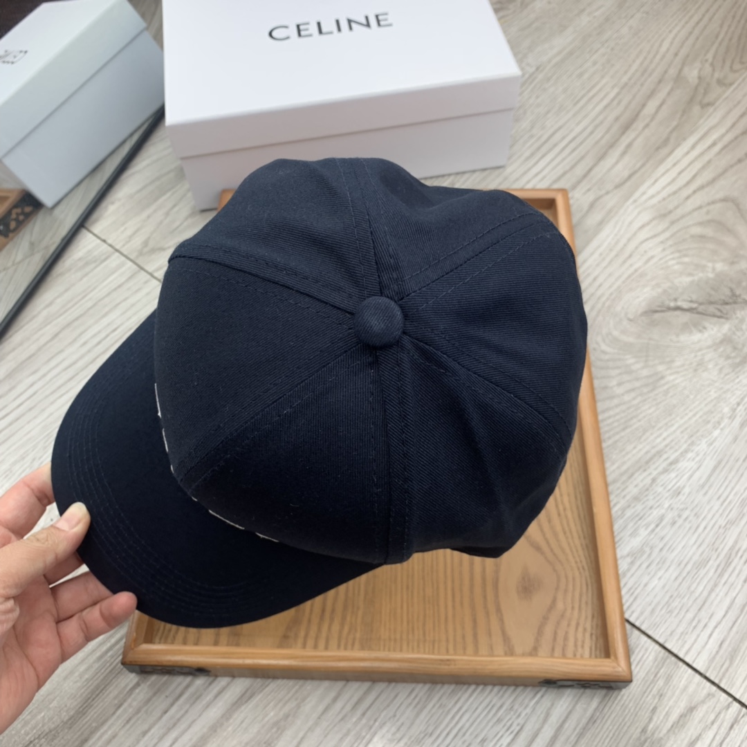 Celine Baseball Cap In Cotton - EUR FASHION